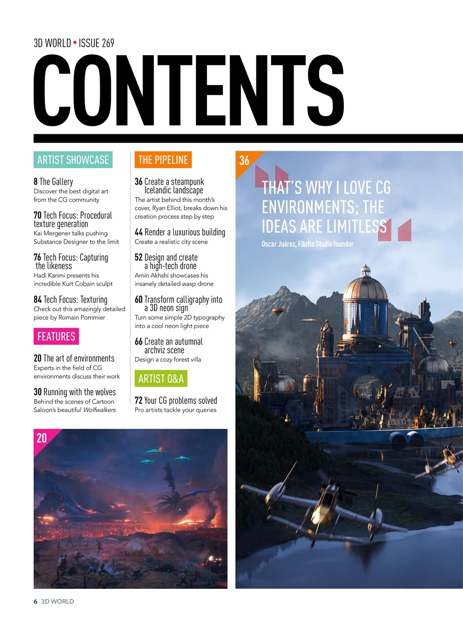 3D World Preview Pages