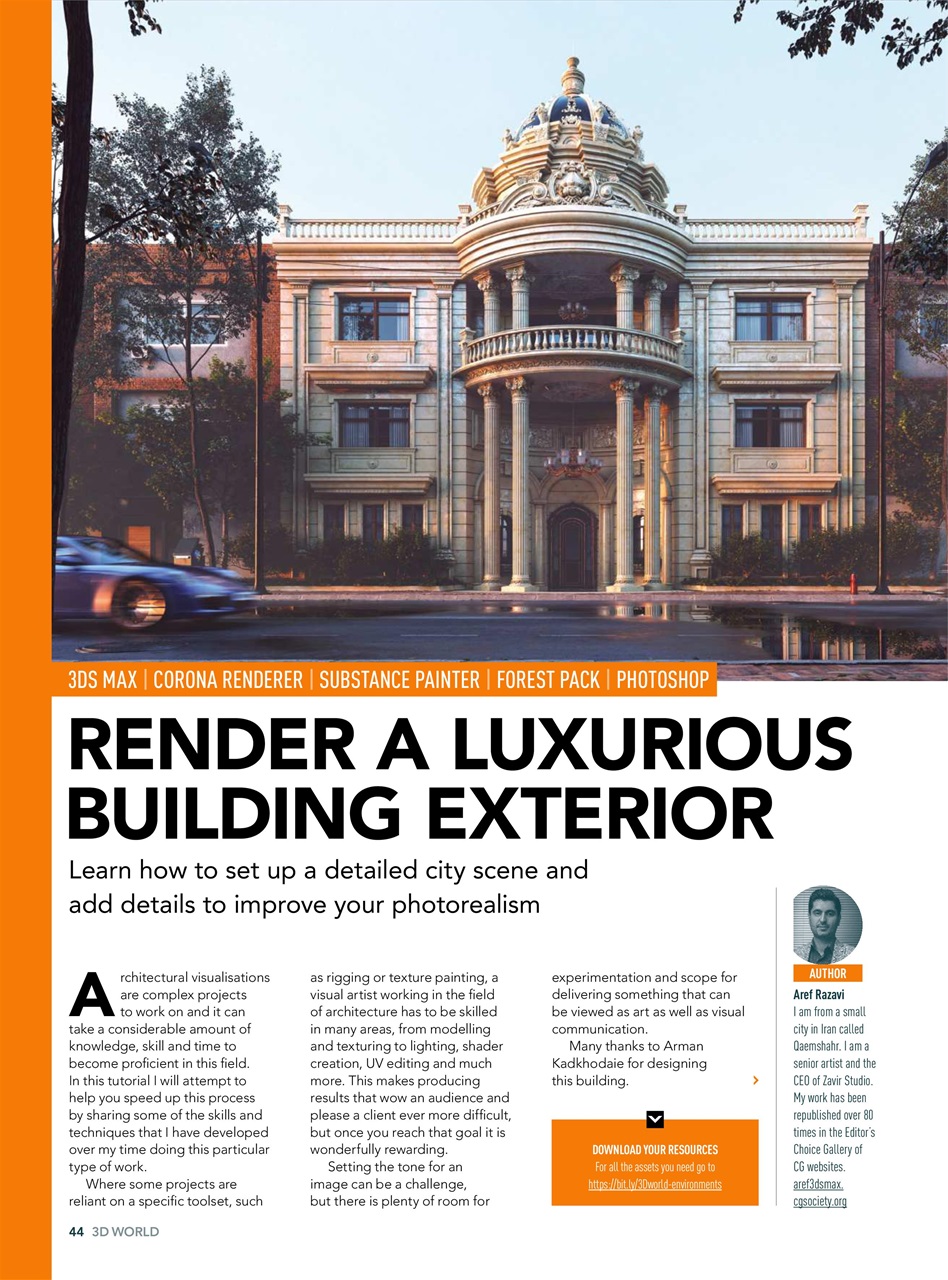 3D World Preview Pages