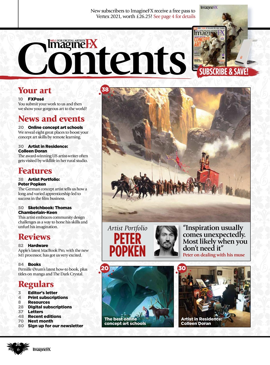ImagineFX Preview Pages