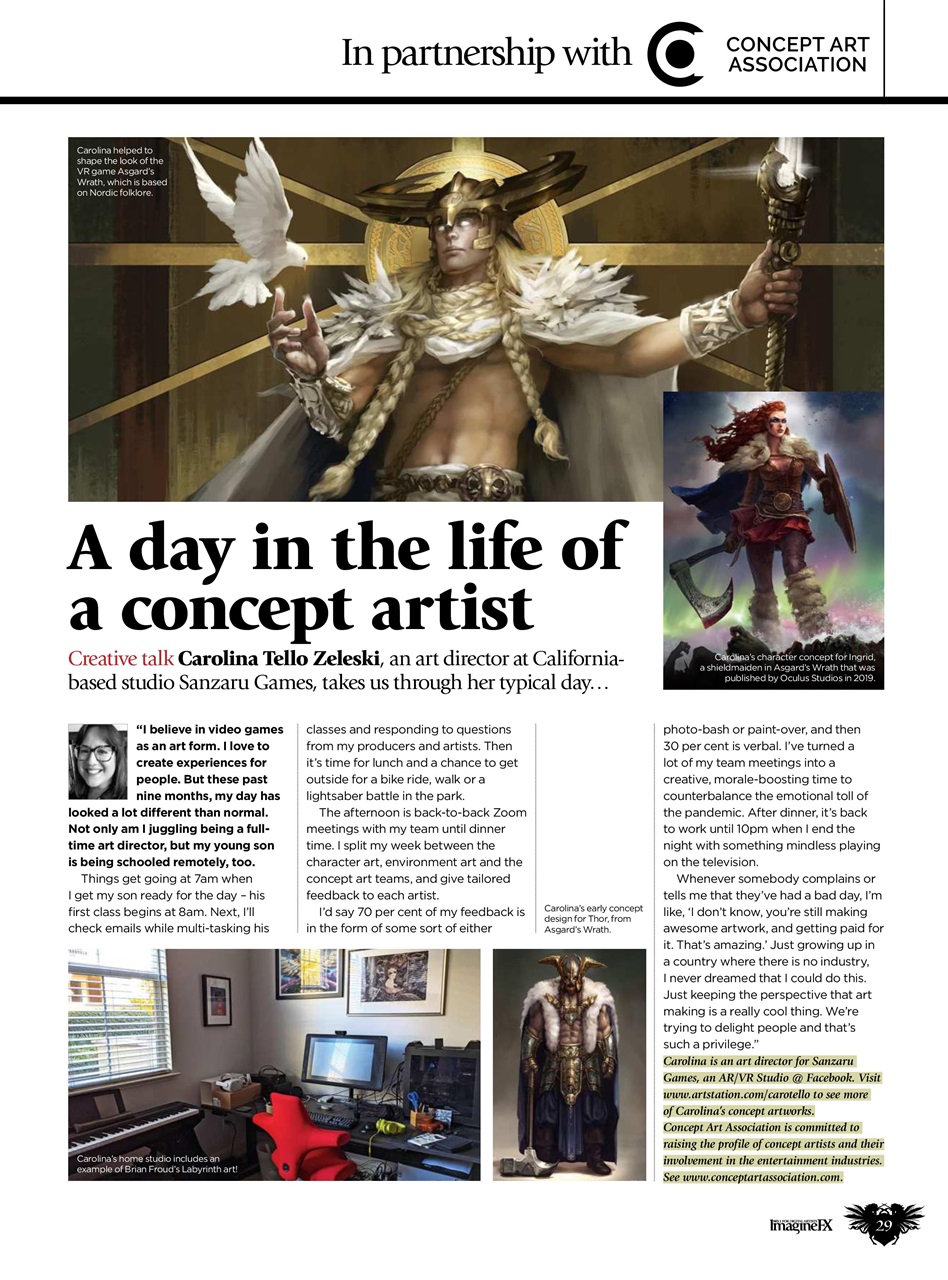 ImagineFX Preview Pages