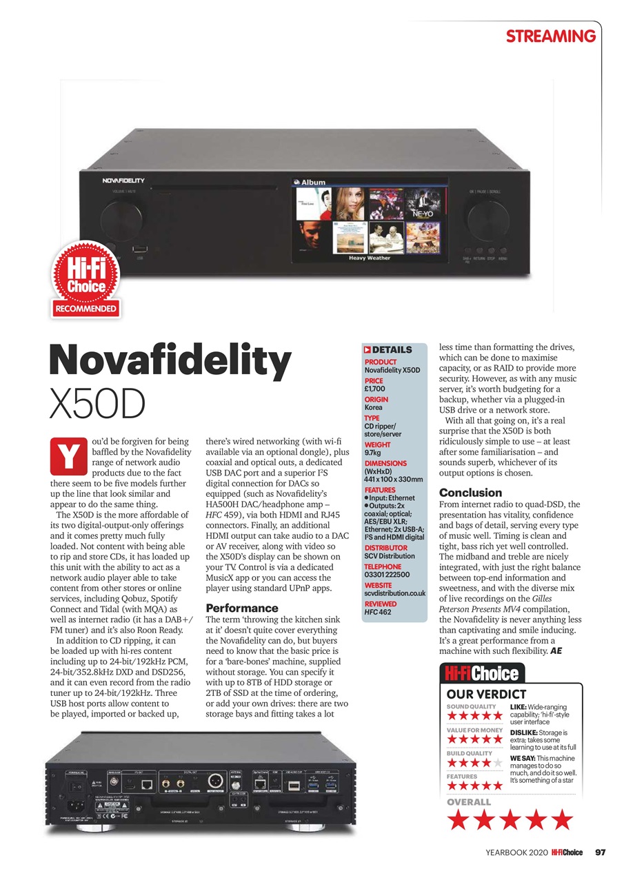 Hi-Fi Choice Preview Pages