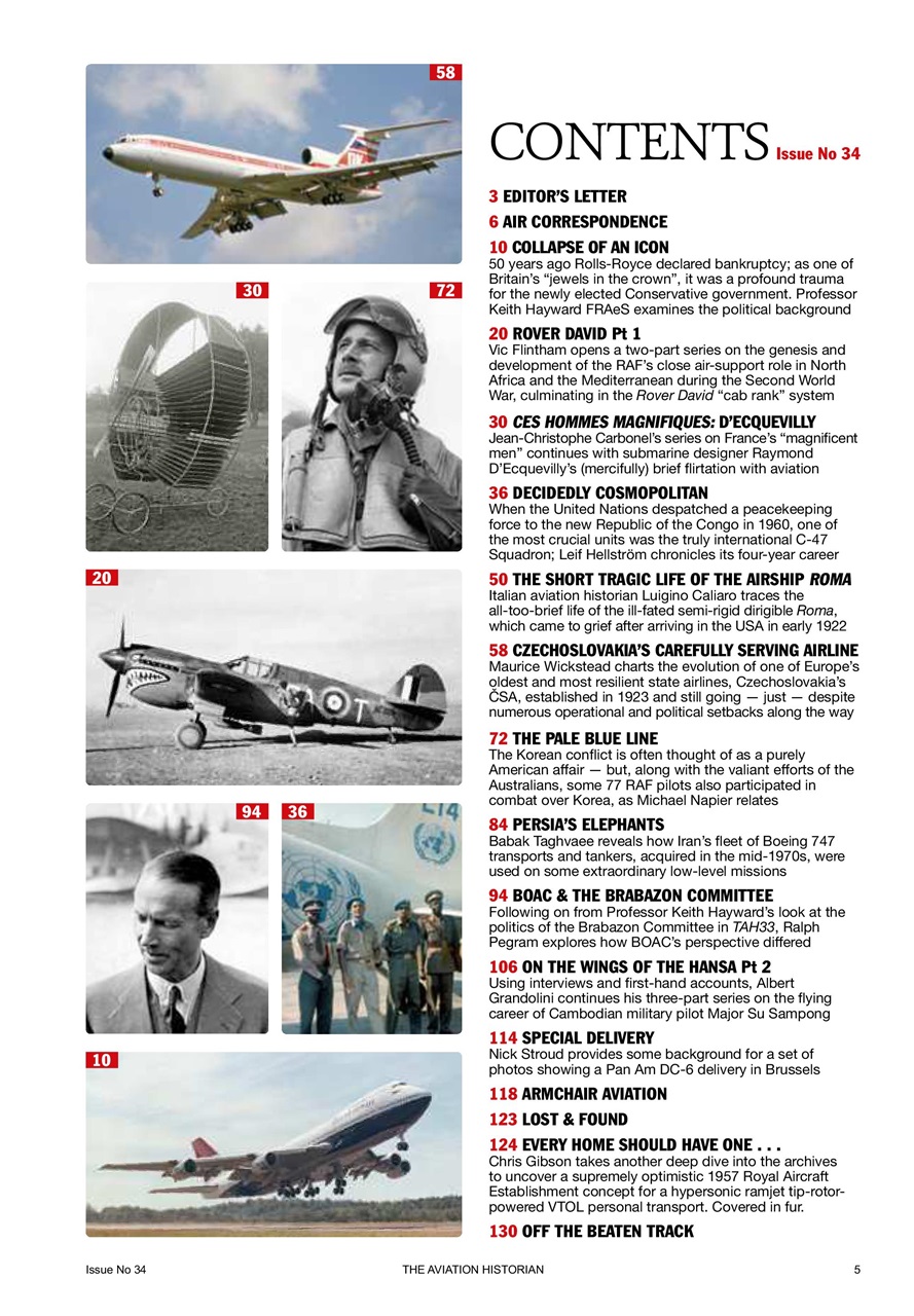 The Aviation Historian Magazine Preview Pages