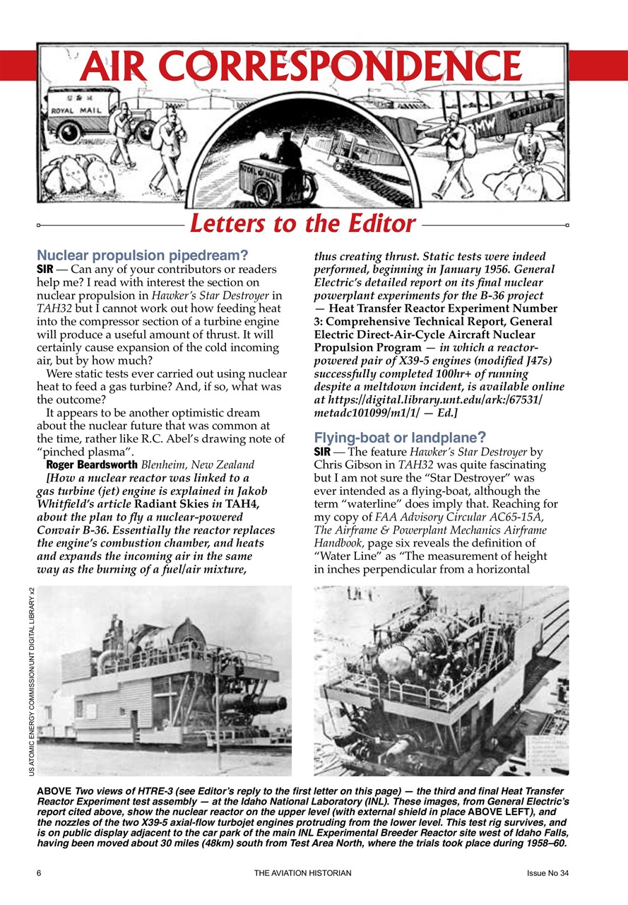 The Aviation Historian Magazine Preview Pages