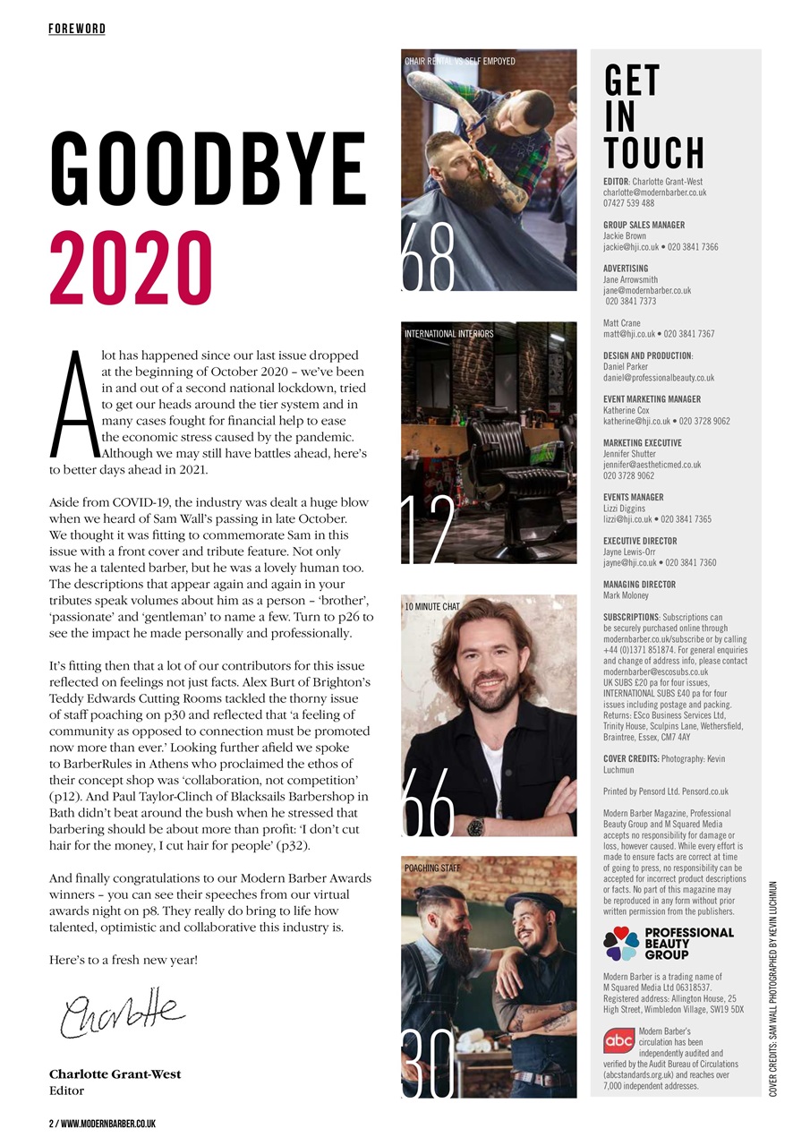 Modern Barber Preview Pages