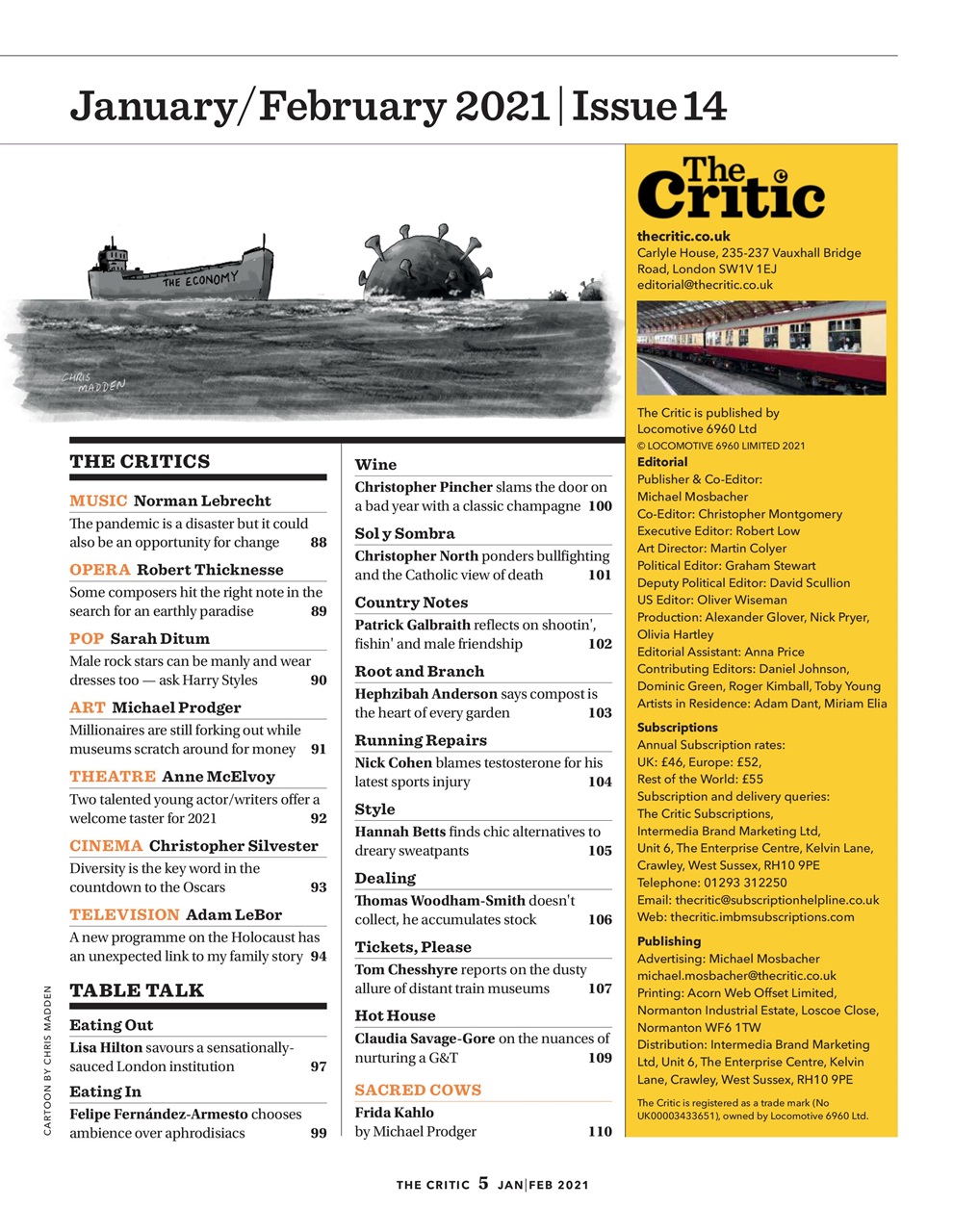 The Critic Preview Pages