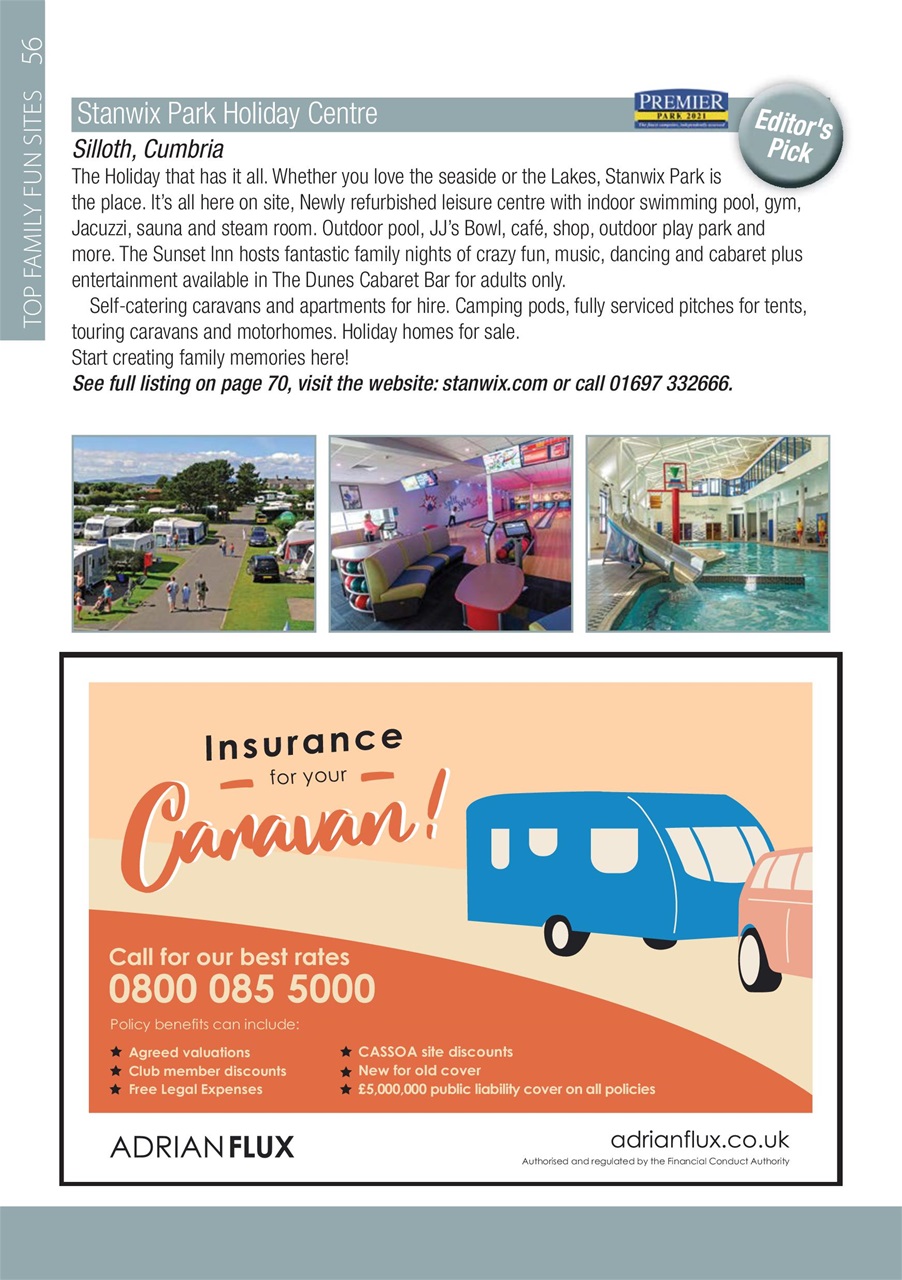 Campsite Finder Preview Pages