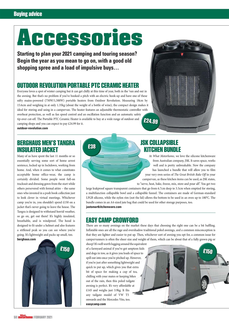 What Motorhome magazine Preview Pages