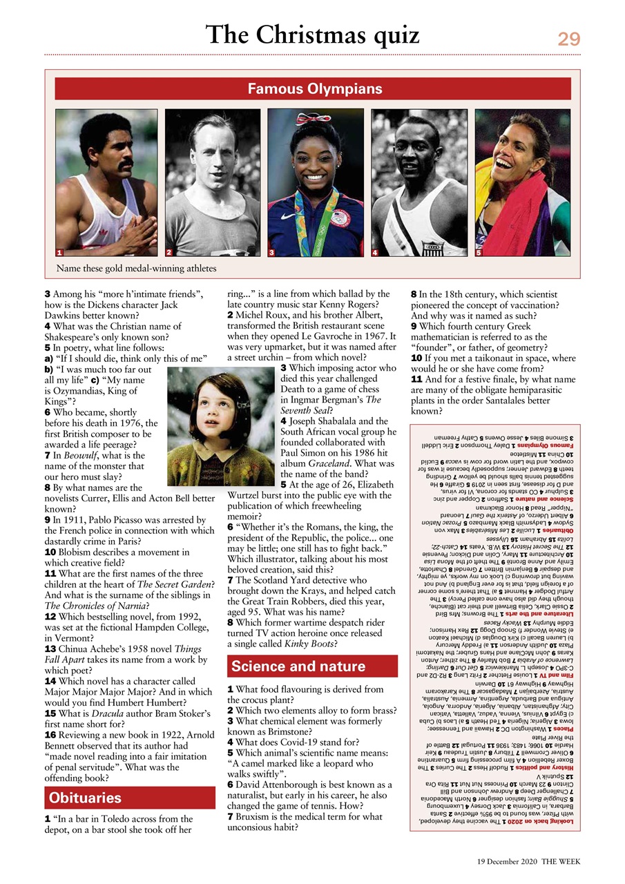 The Week Preview Pages