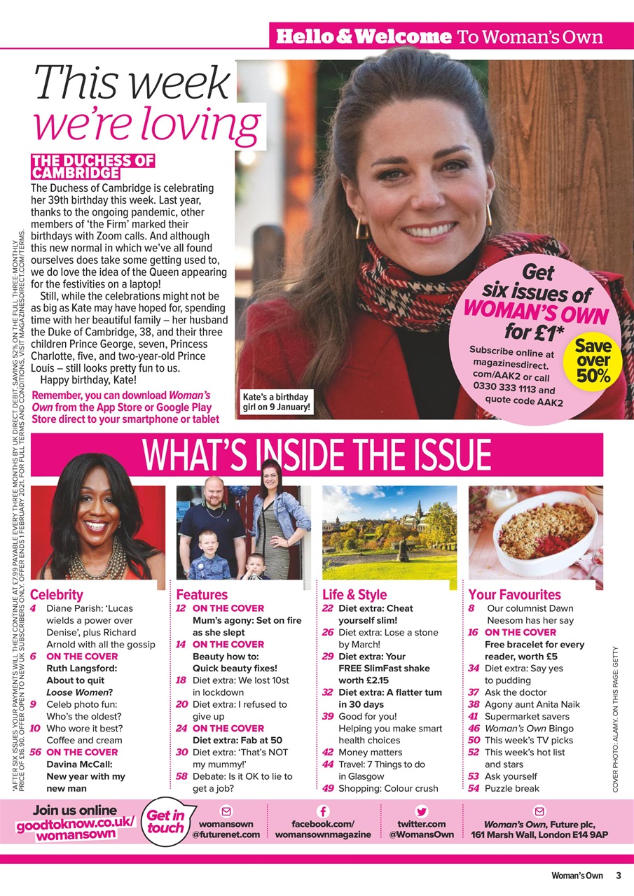 Woman's Own Preview Pages