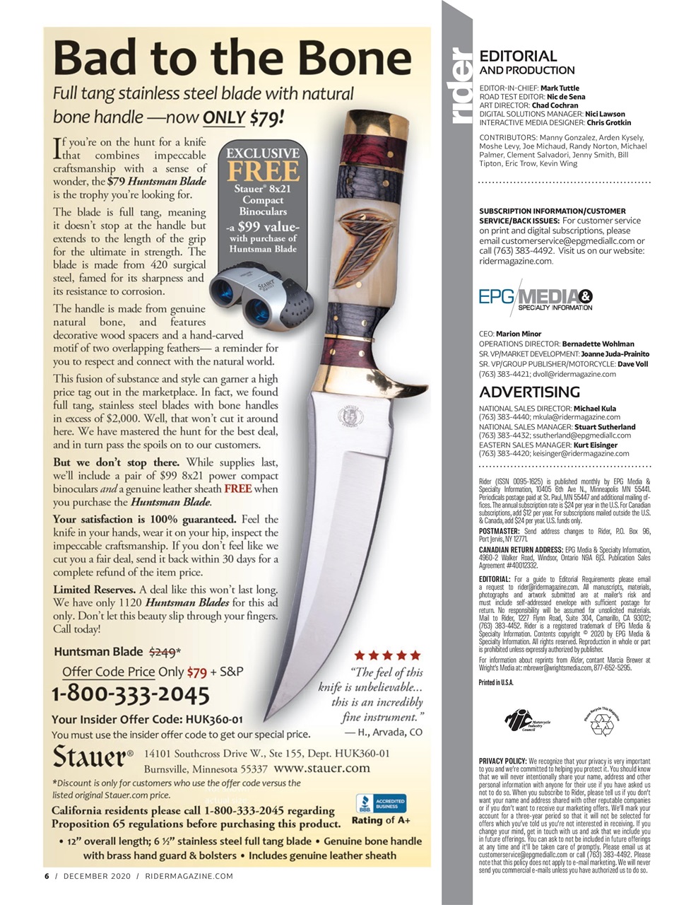 Rider Magazine Preview Pages