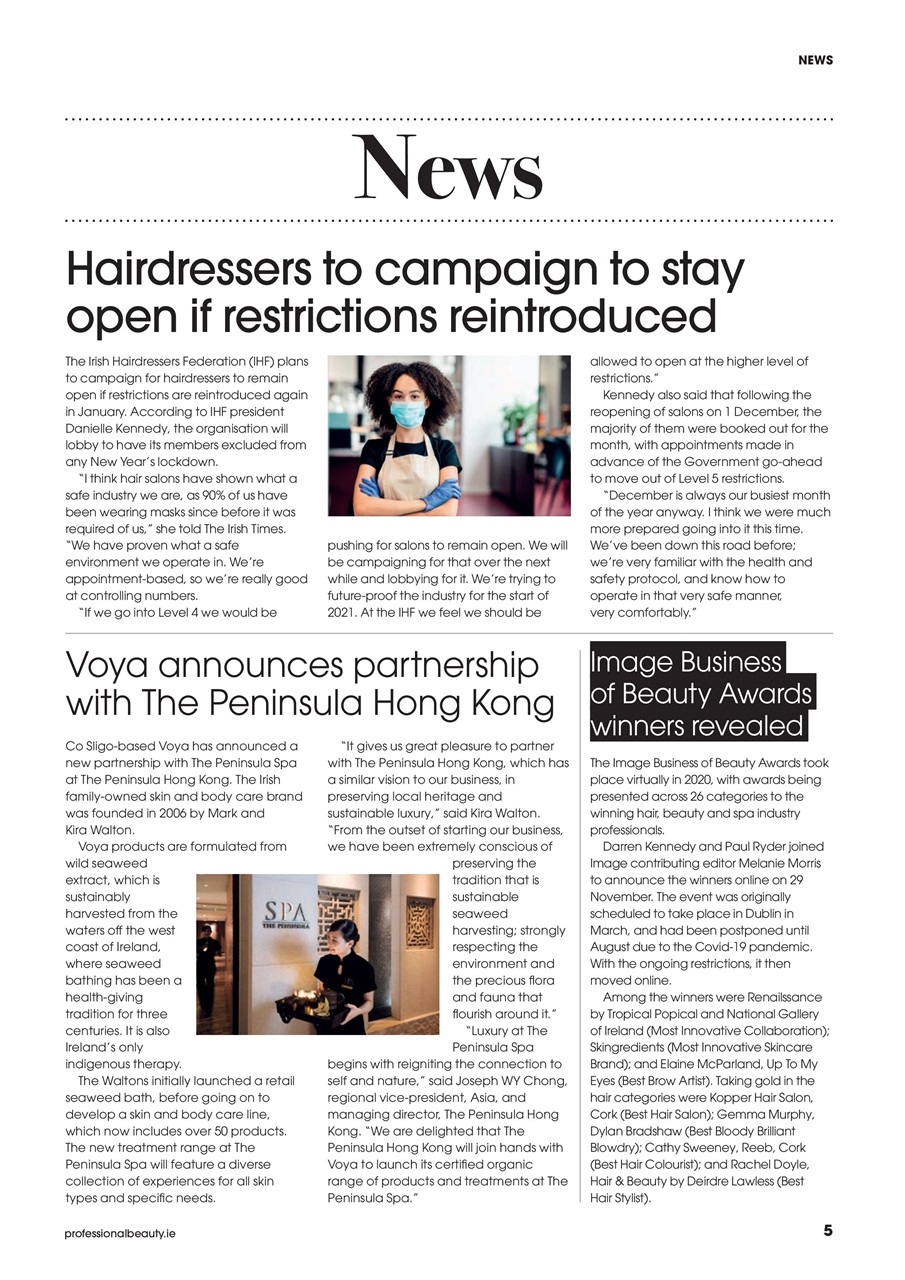 Professional Beauty & HJ Ireland Preview Pages