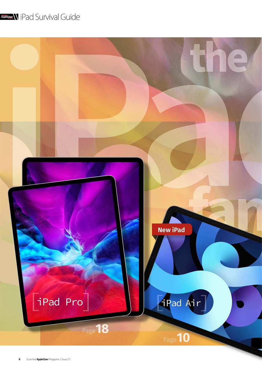 Essential Apple User Preview Pages