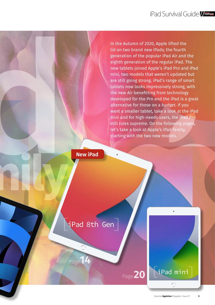 Essential Apple User Preview Pages
