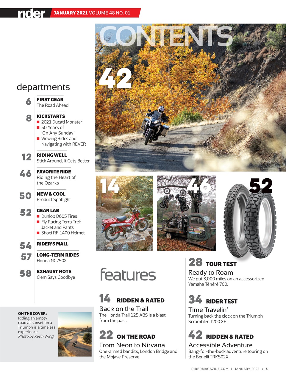 Rider Magazine Preview Pages