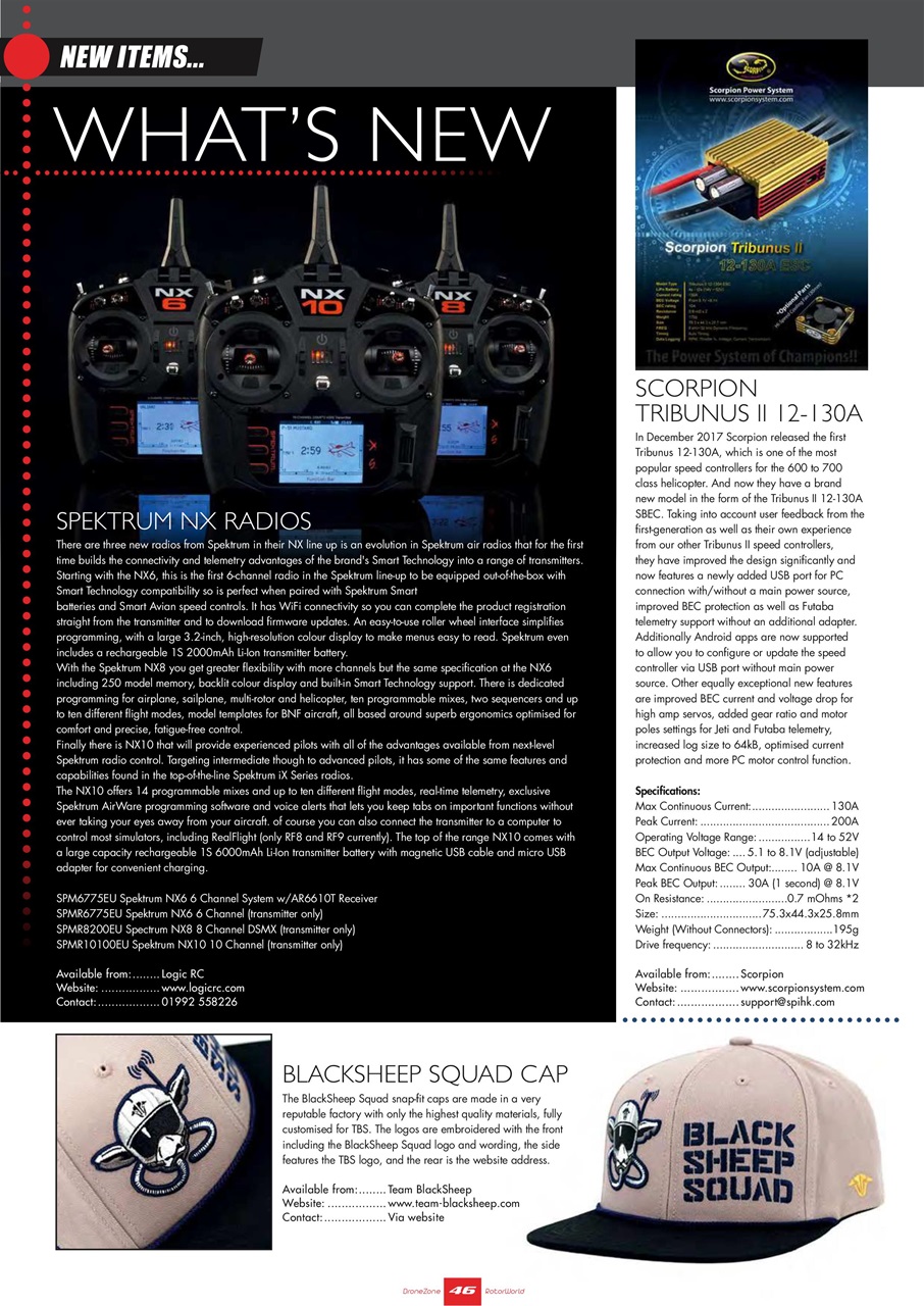 Radio Control DroneZone Preview Pages