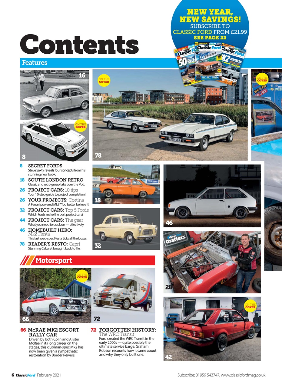 Classic Ford Preview Pages