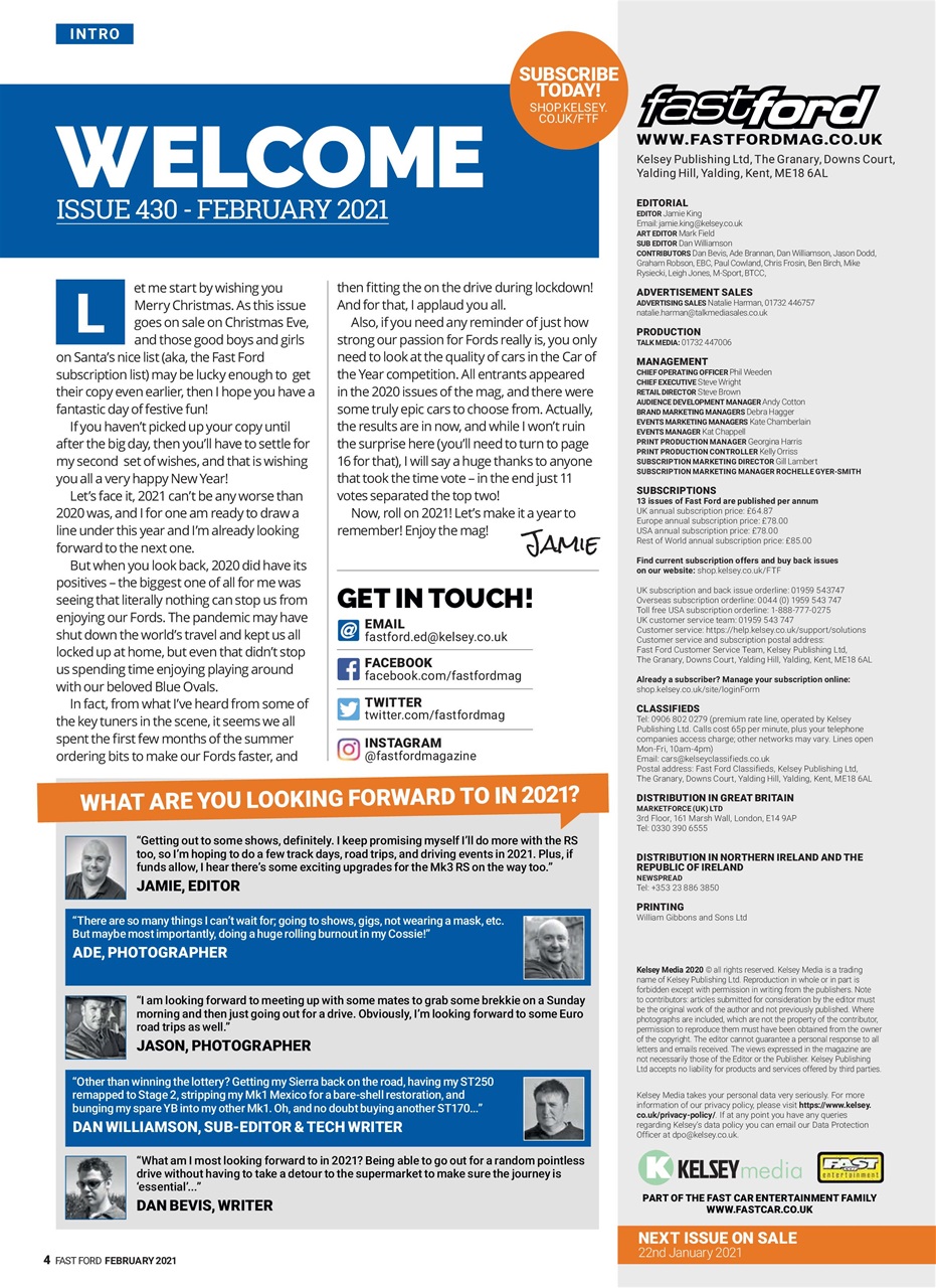 Fast Ford Preview Pages