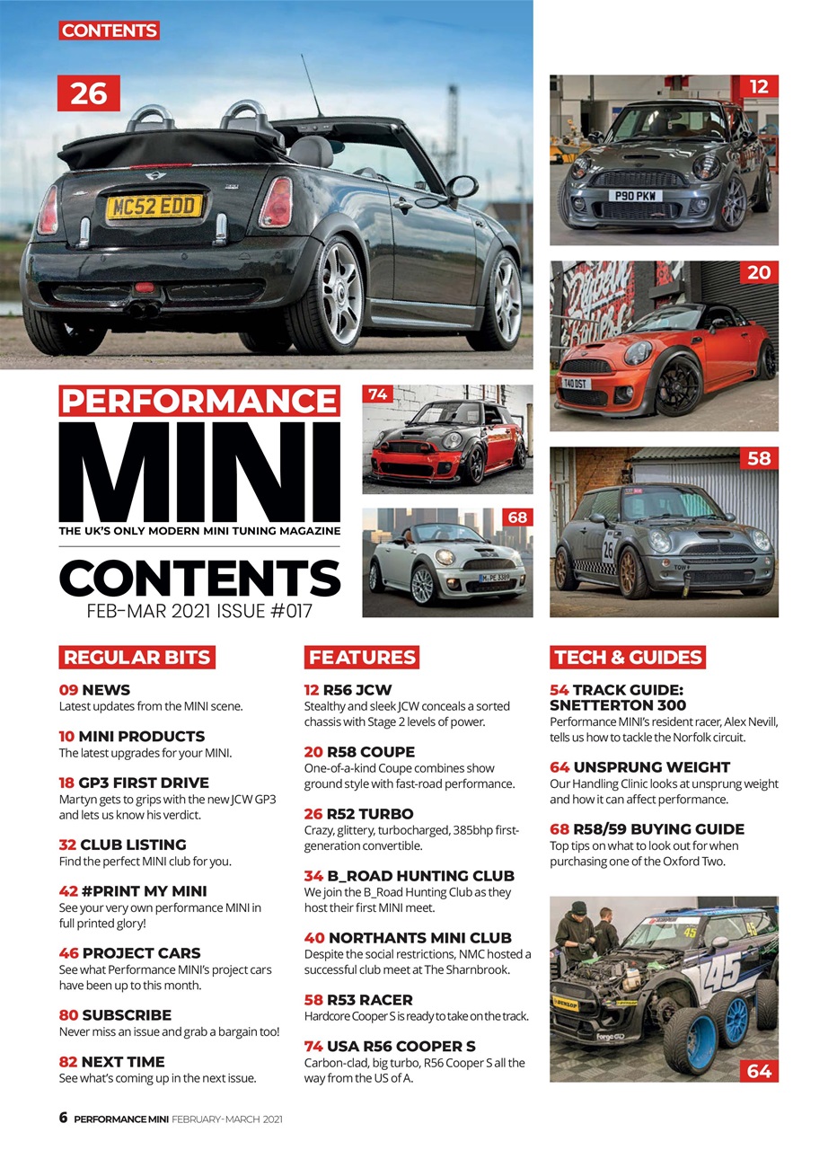 Performance Mini Preview Pages