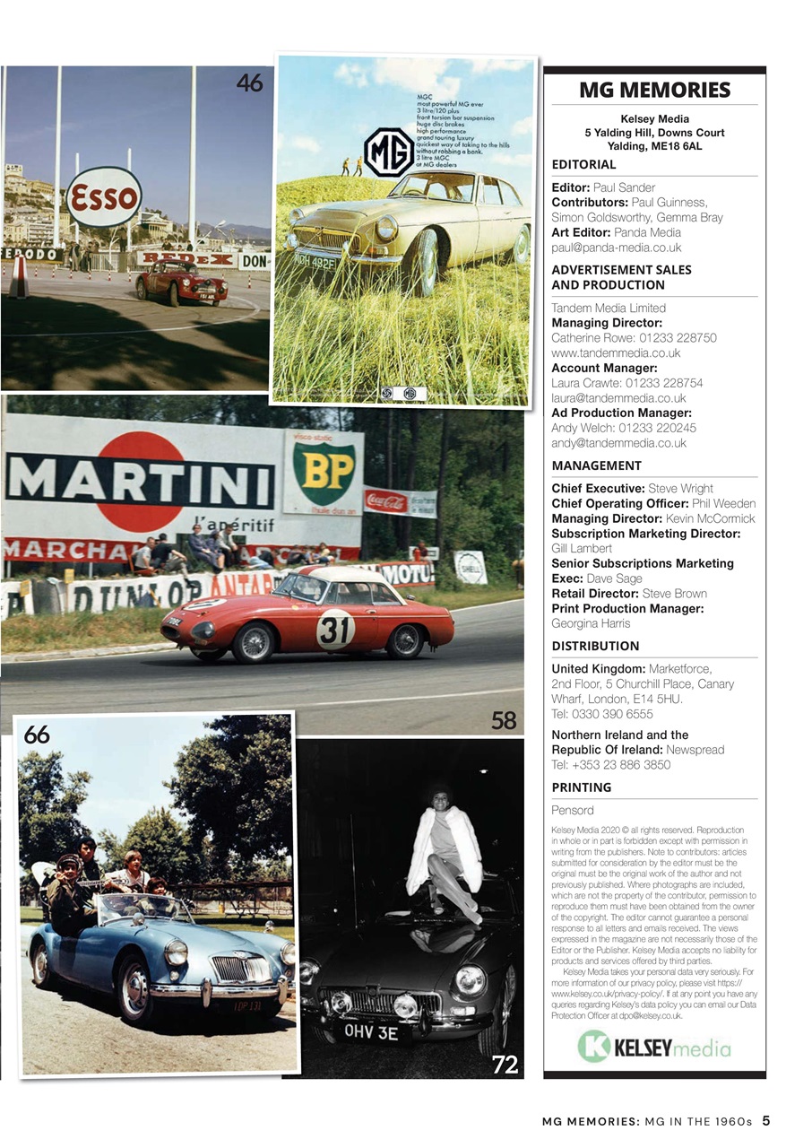 MG Memories Preview Pages