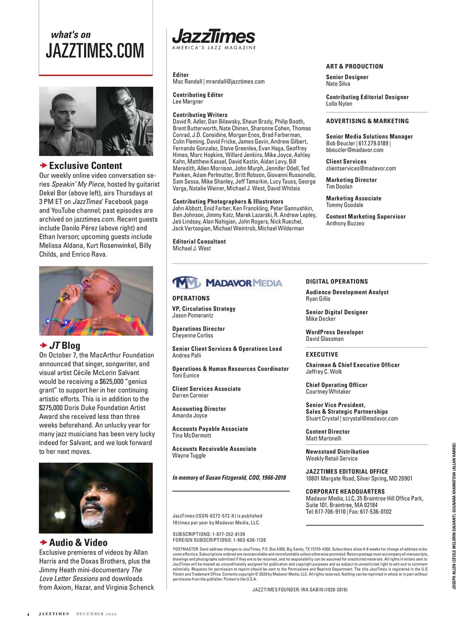 JazzTimes Preview Pages