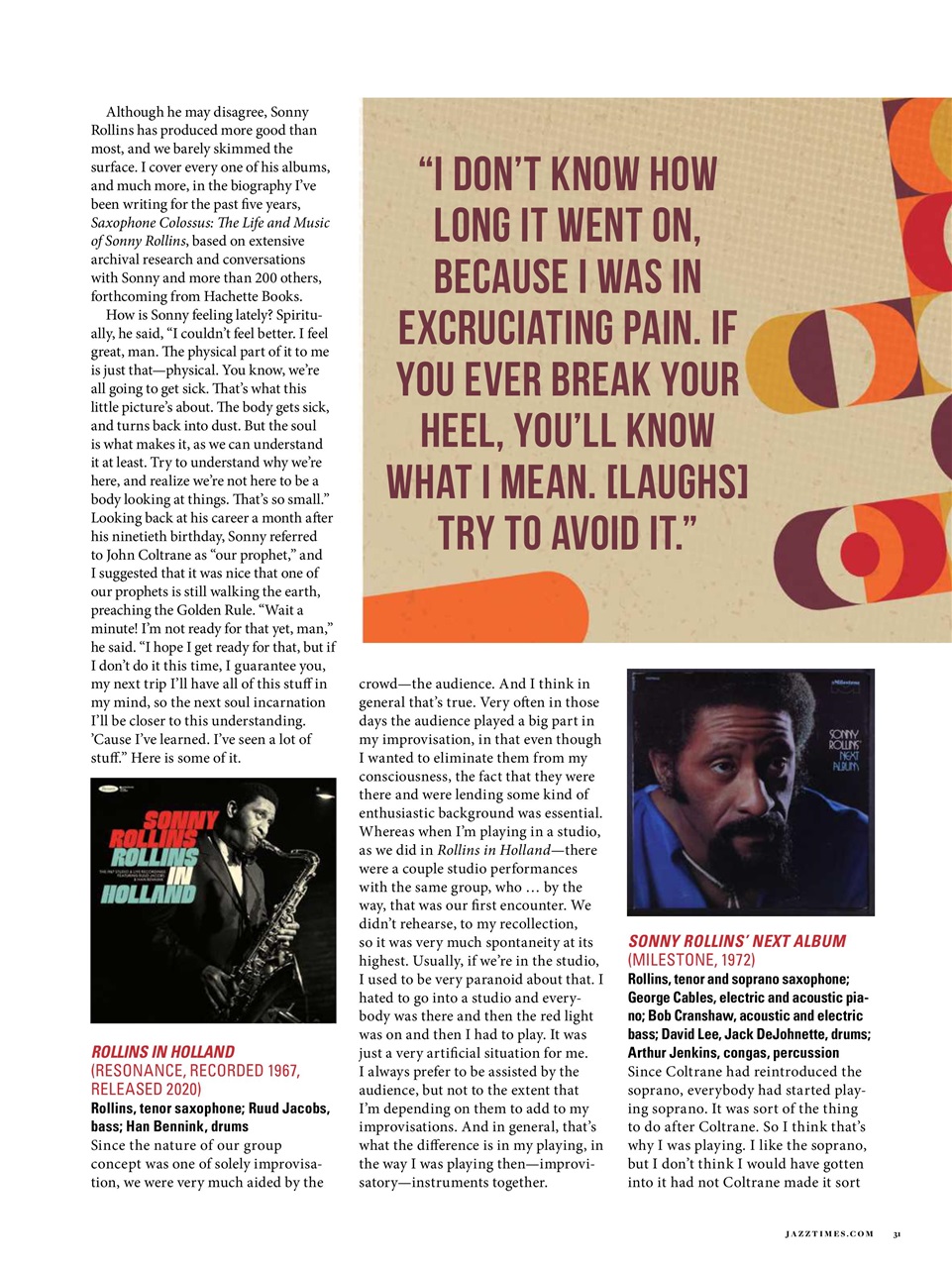 JazzTimes Preview Pages