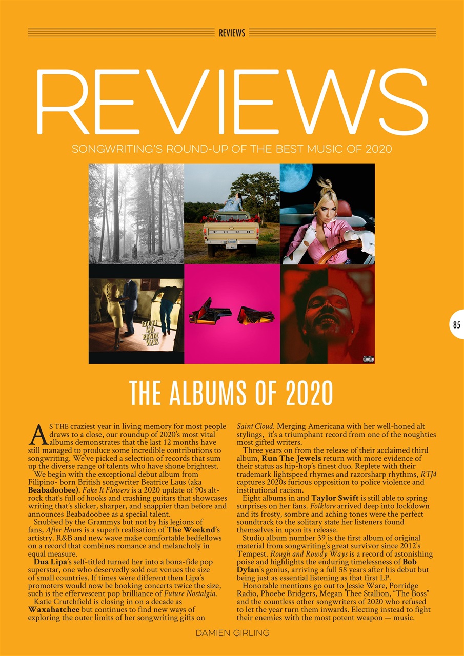 Songwriting Magazine Preview Pages