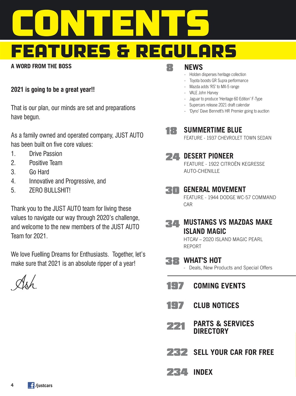 JUST CARS Preview Pages