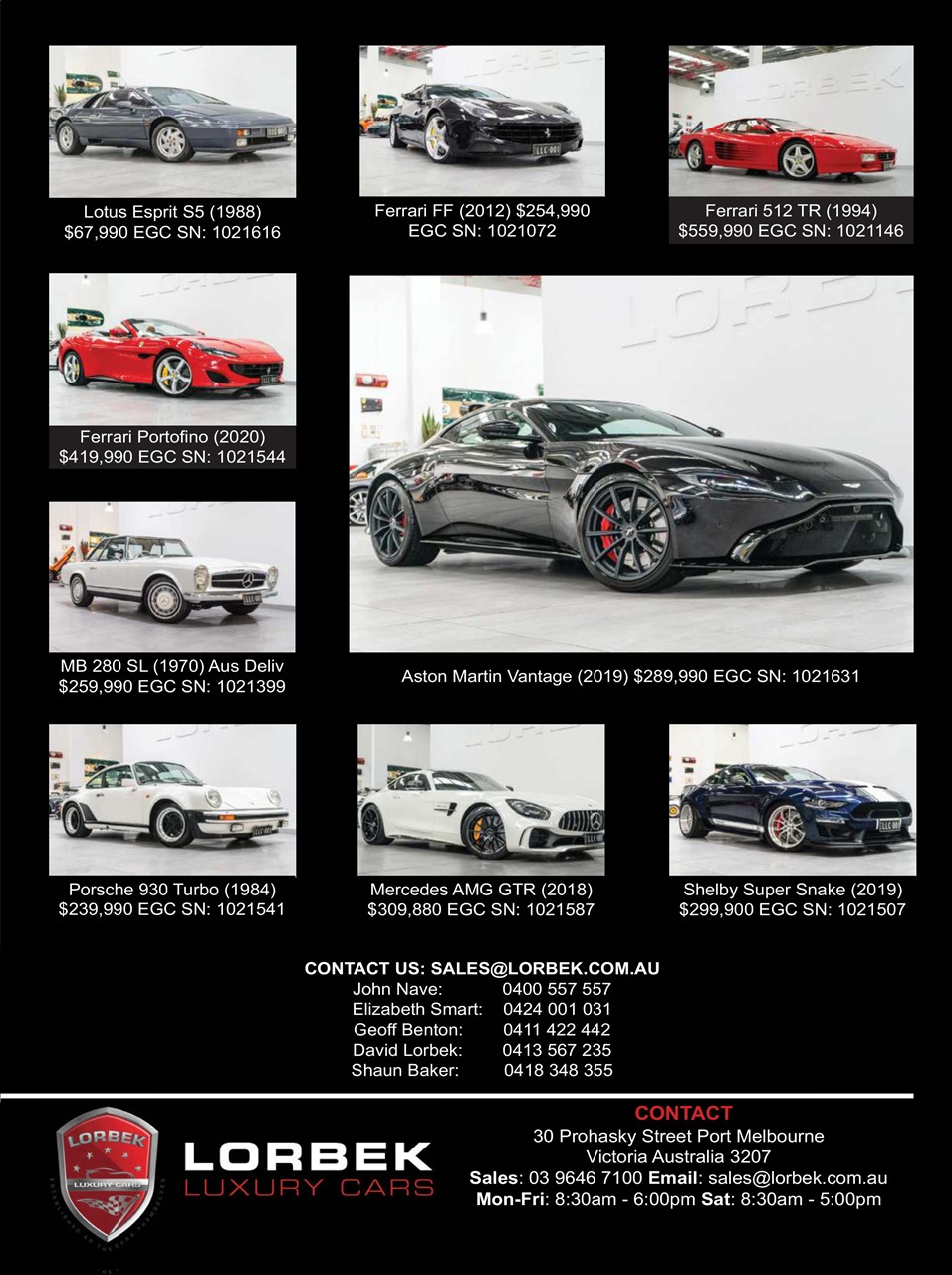 JUST CARS Preview Pages