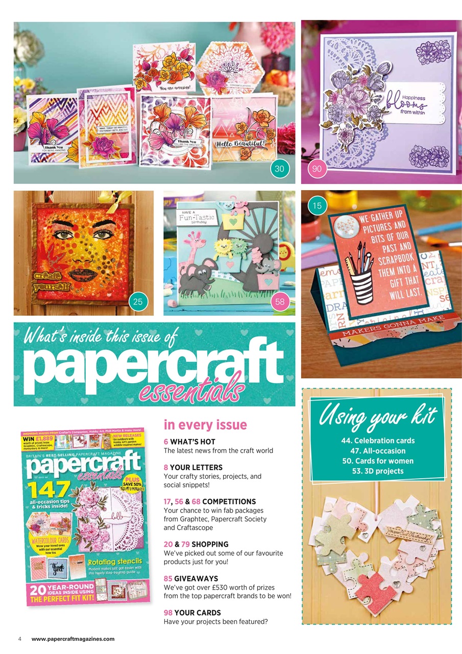 Papercraft Essentials Preview Pages