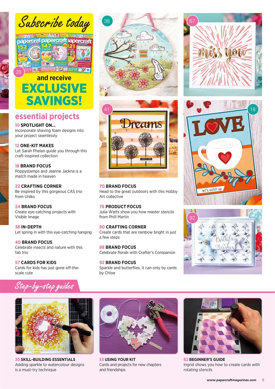 Papercraft Essentials Preview Pages
