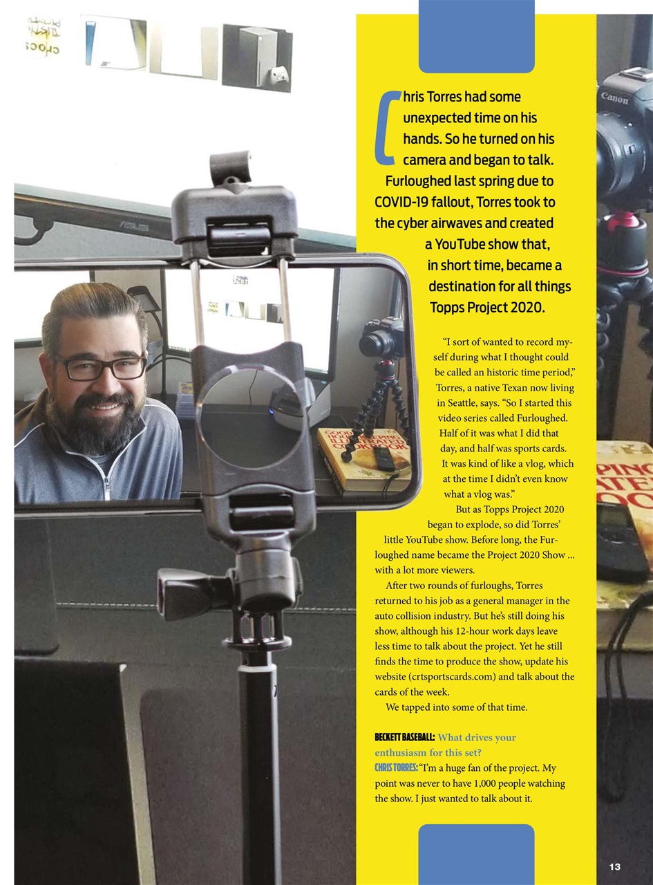 Beckett Baseball Magazine Preview Pages