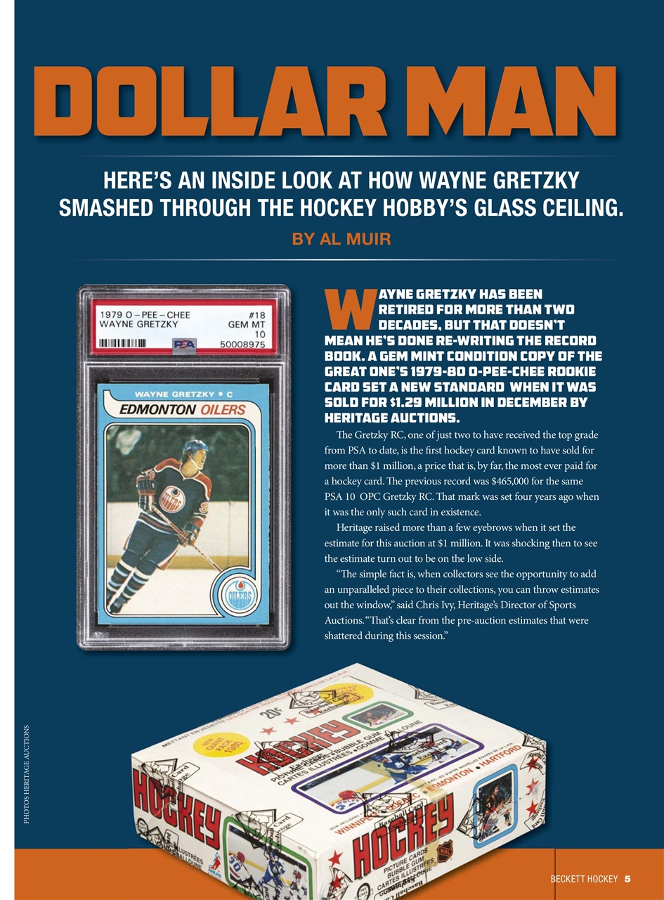 Beckett Hockey Magazine Preview Pages