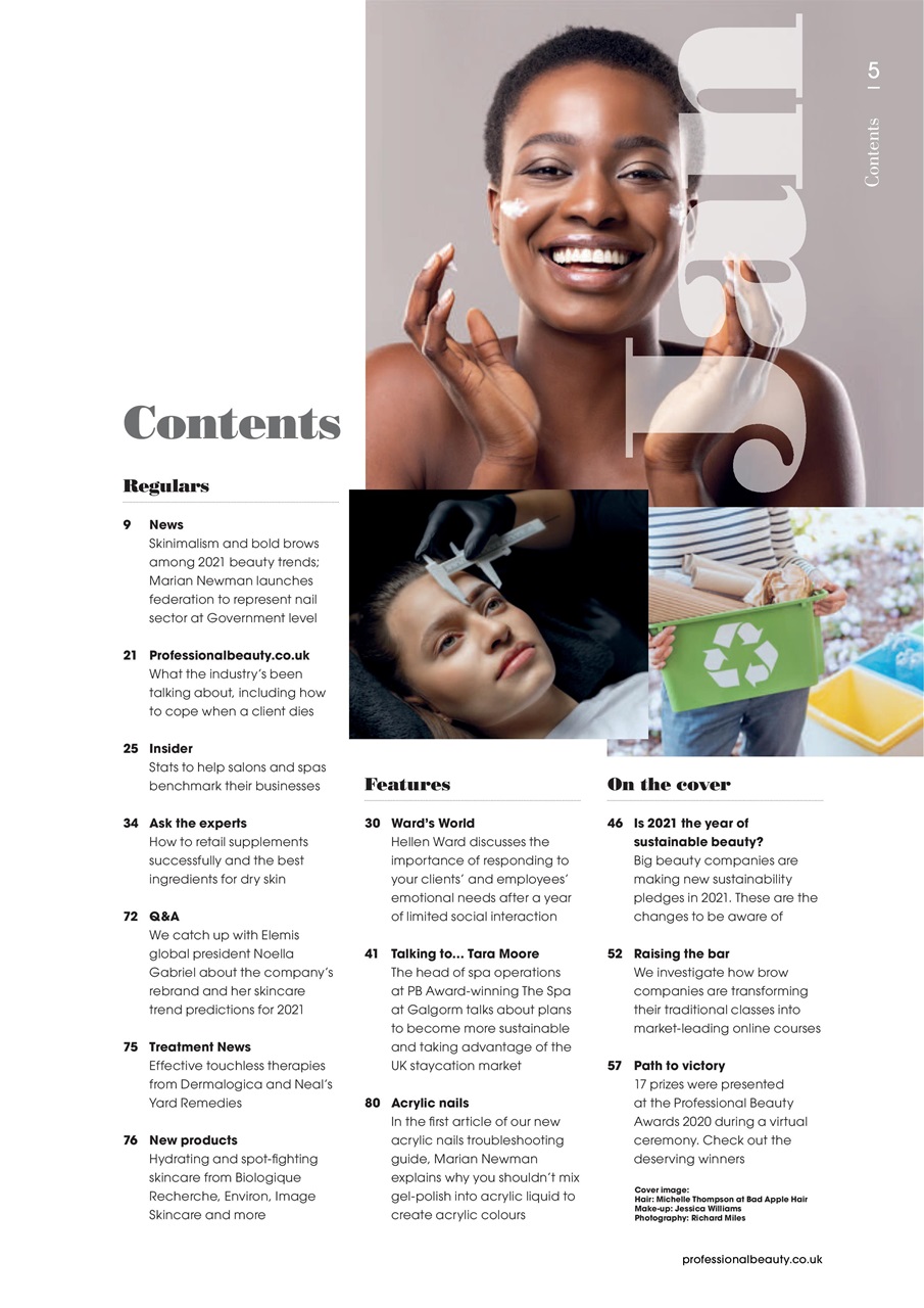 Professional Beauty Preview Pages