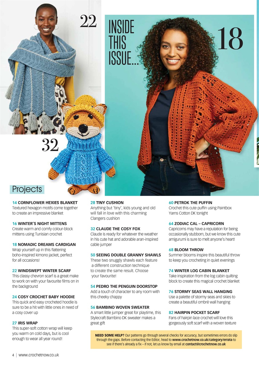 Crochet Now Magazine Preview Pages