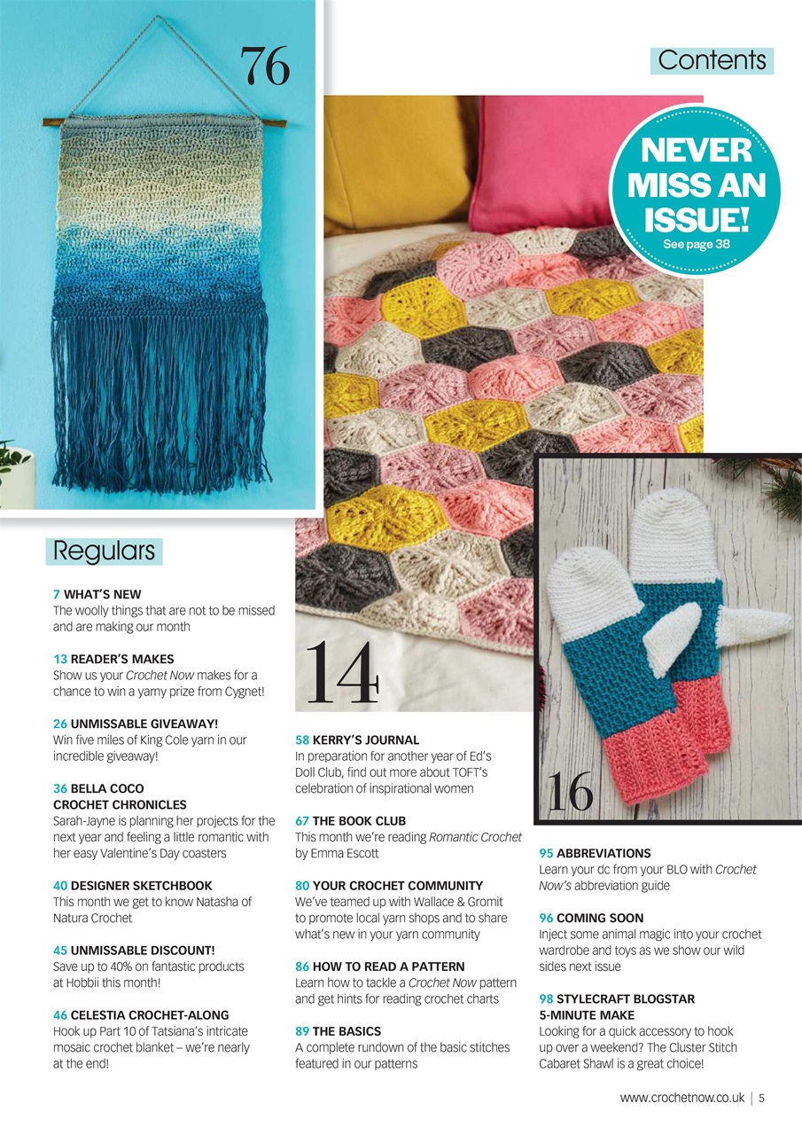 Crochet Now Magazine Preview Pages