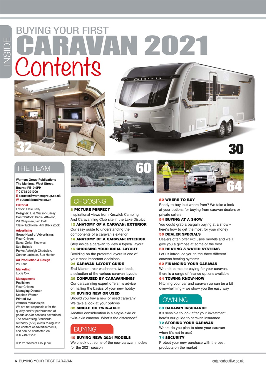 Buying Your Perfect Caravan Preview Pages