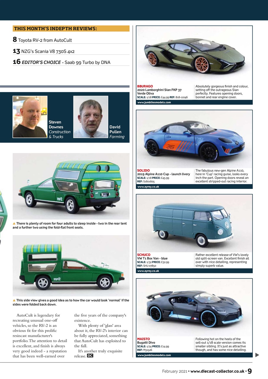 Diecast Collector Preview Pages