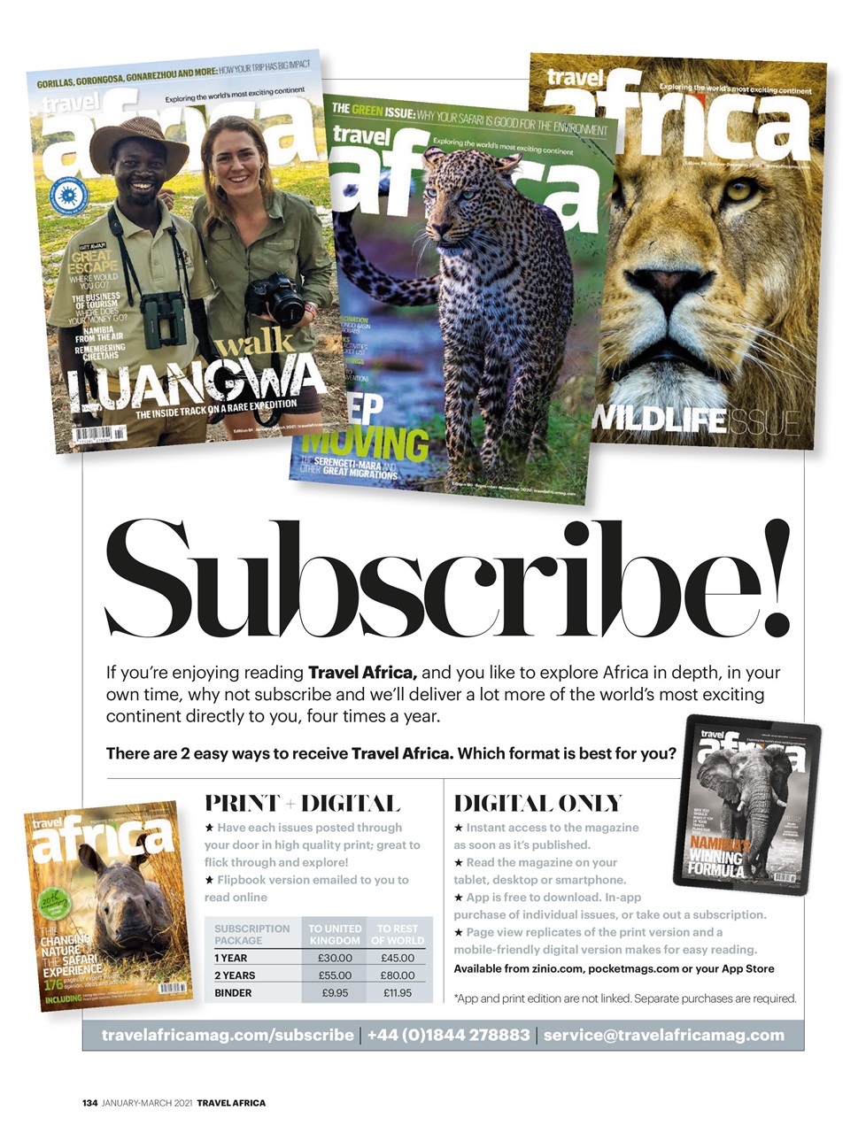 Travel Africa Preview Pages