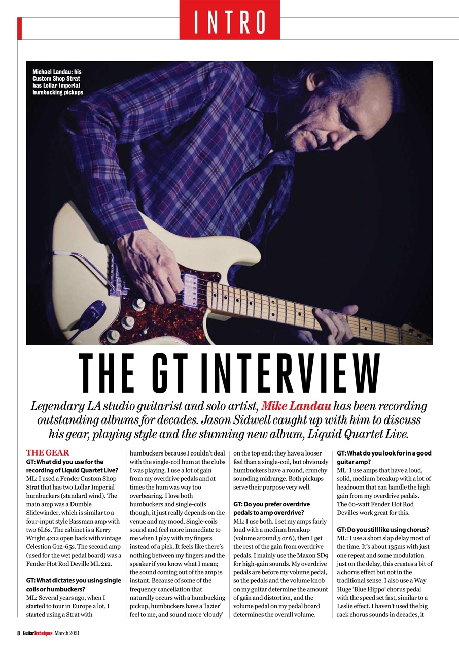 Guitar Techniques Preview Pages