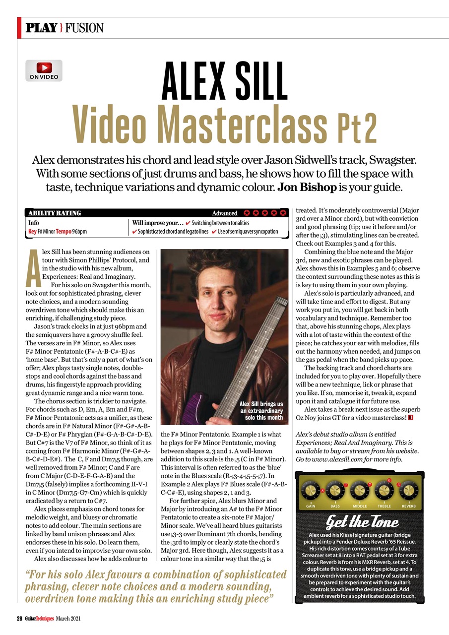 Guitar Techniques Preview Pages