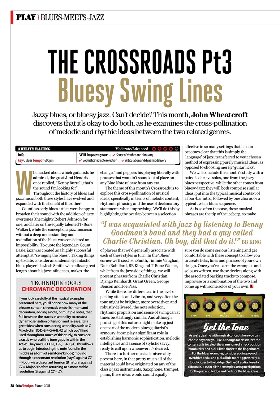 Guitar Techniques Preview Pages