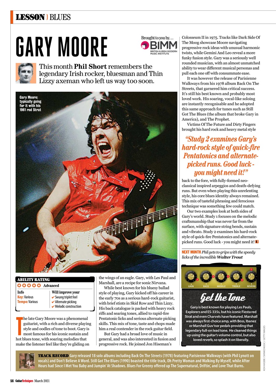 Guitar Techniques Preview Pages