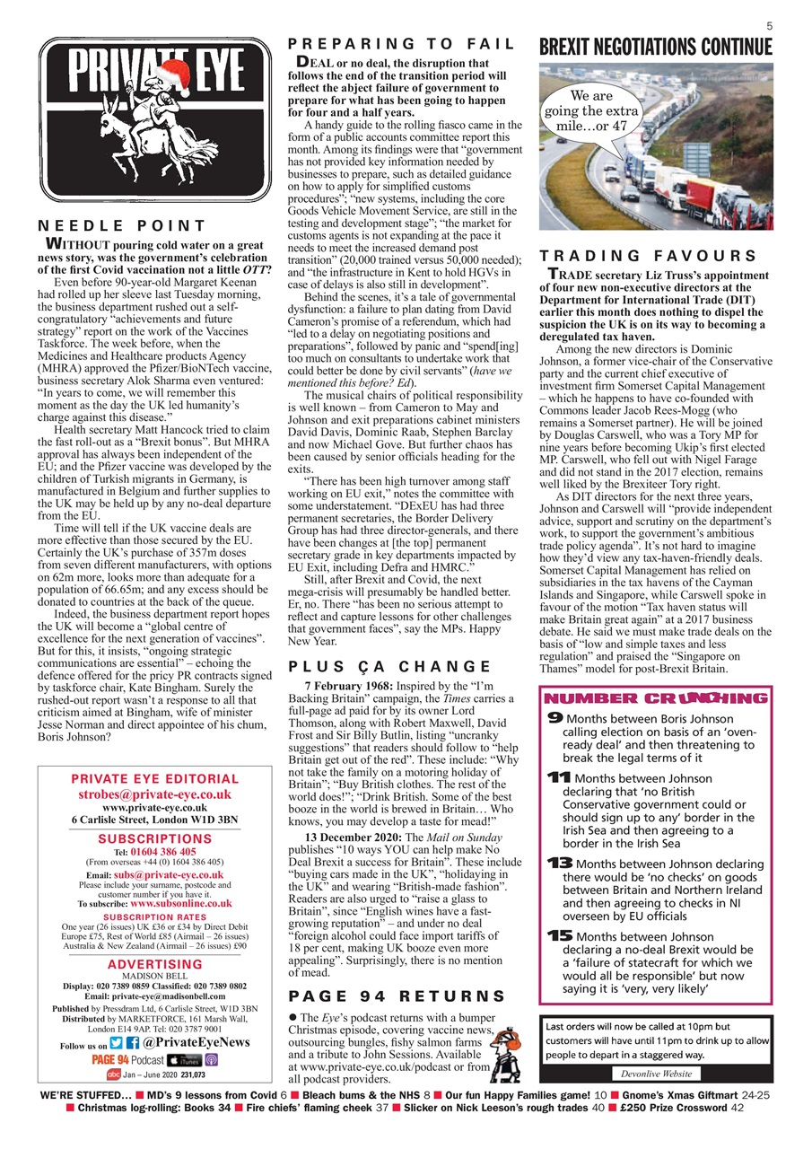 Private Eye Preview Pages