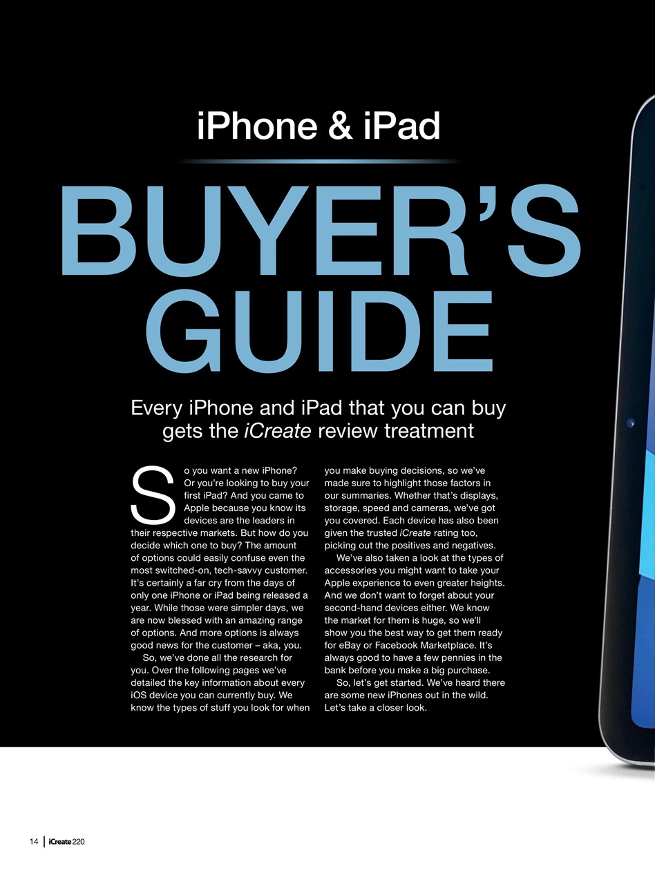 iCreate Preview Pages