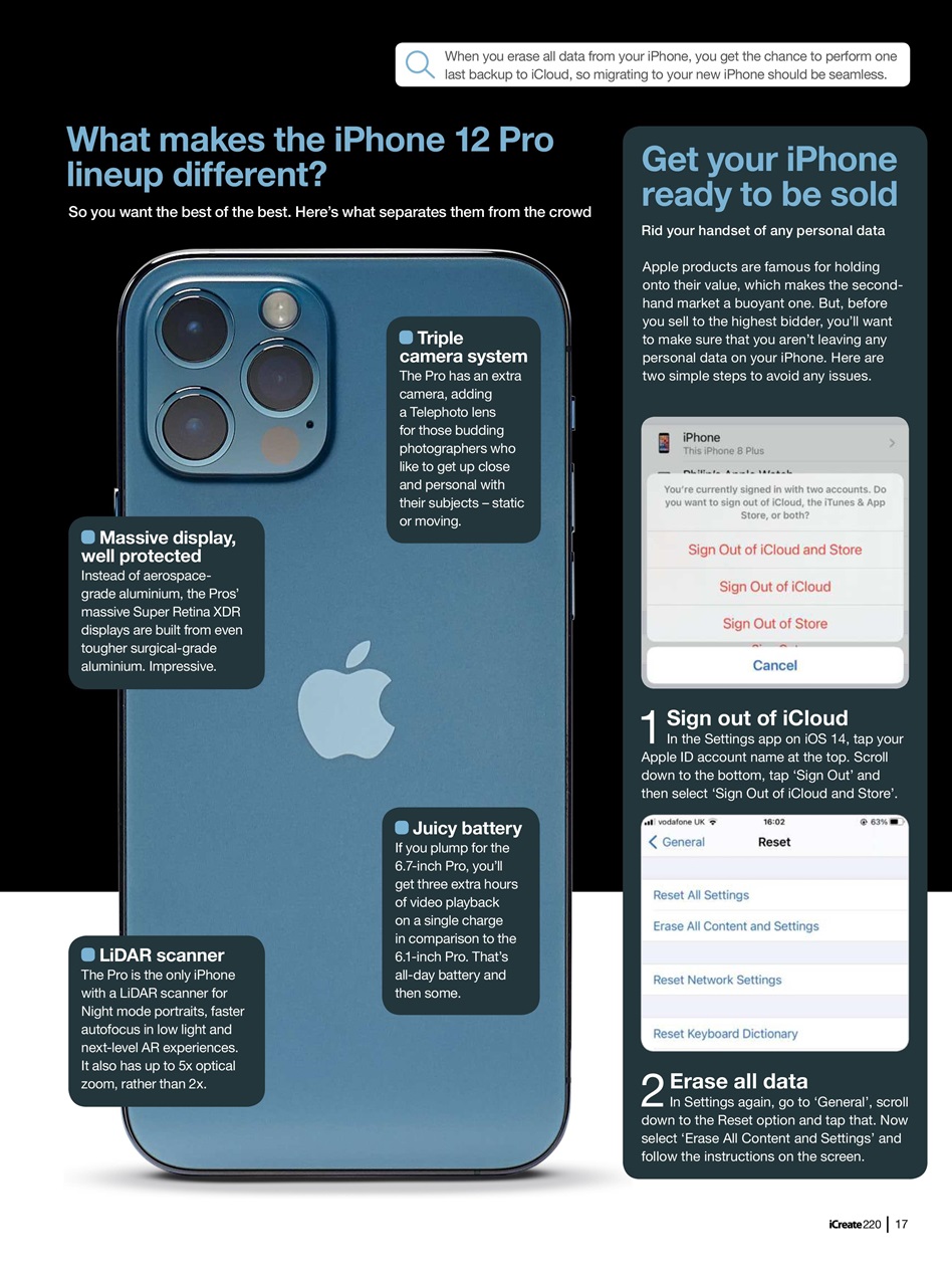 iCreate Preview Pages