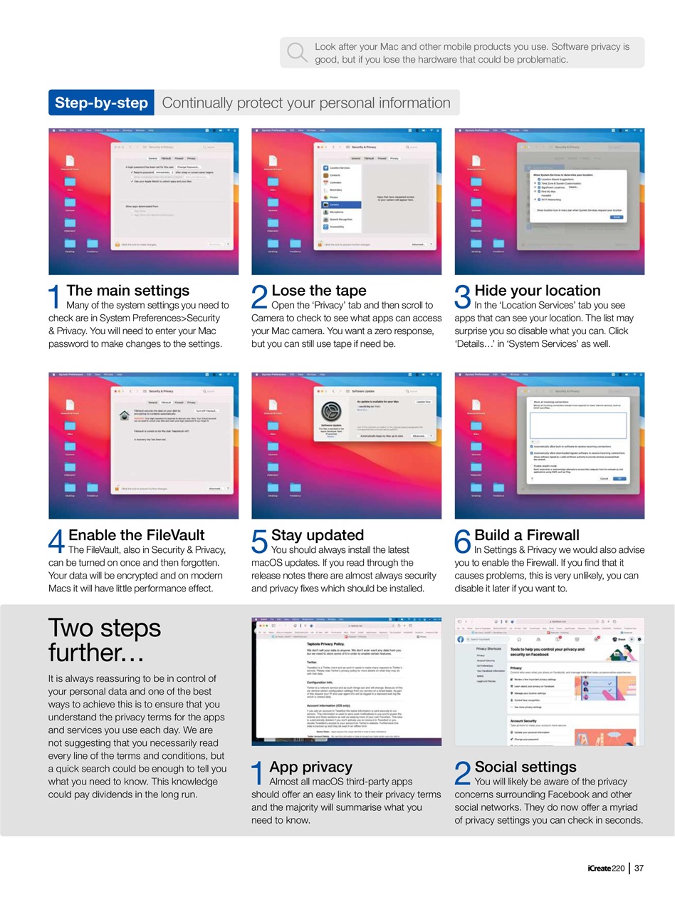 iCreate Preview Pages