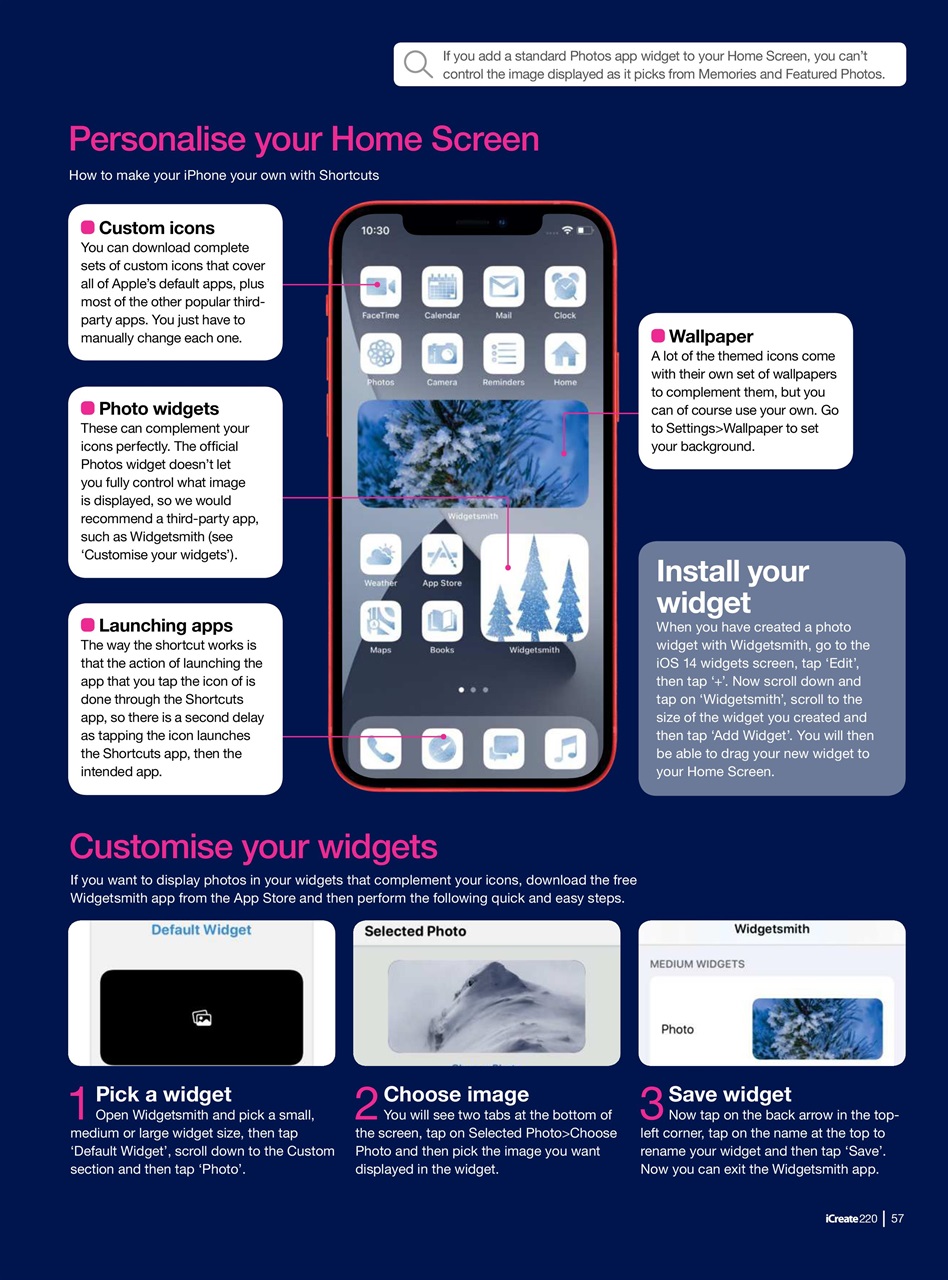 iCreate Preview Pages