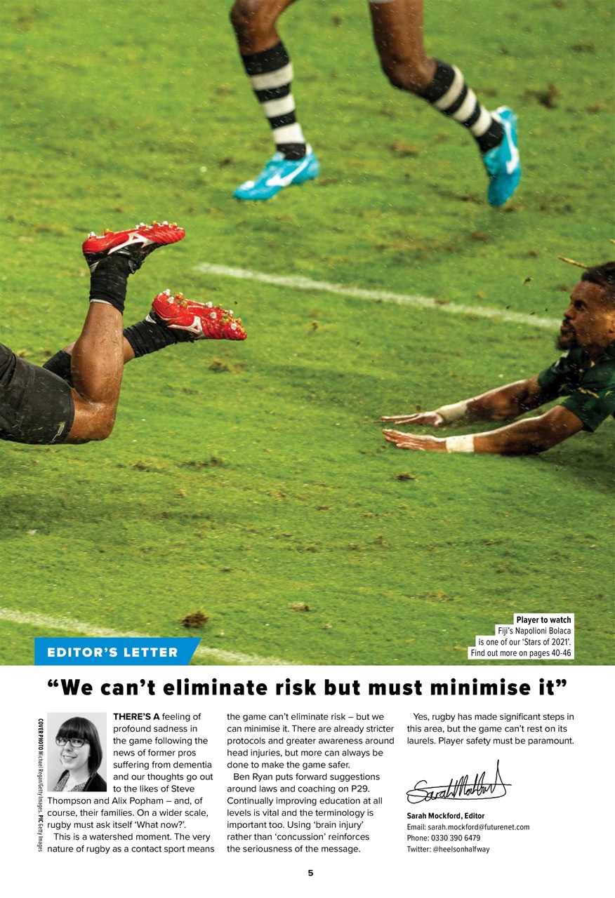 Rugby World Preview Pages