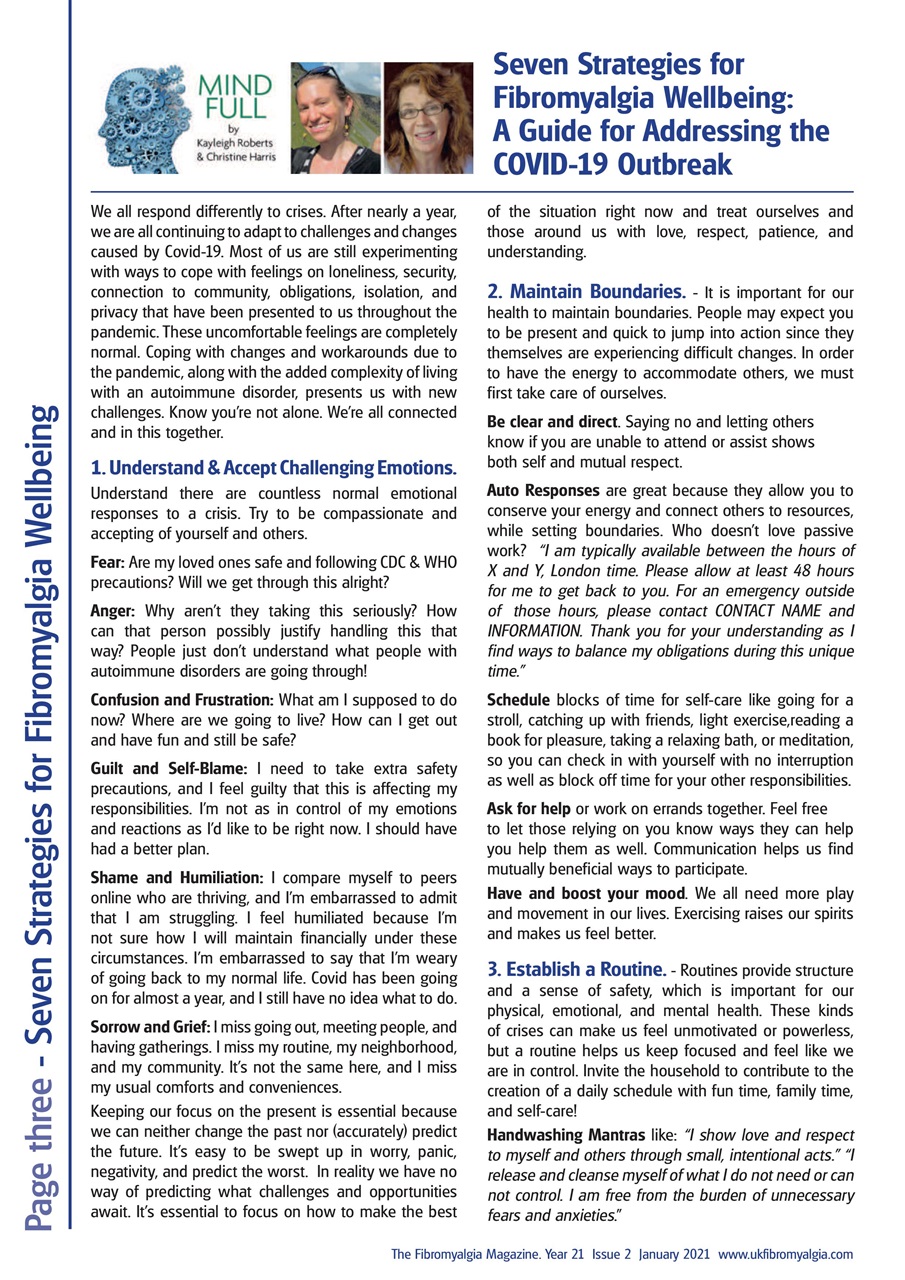 Fibromyalgia Magazine Preview Pages