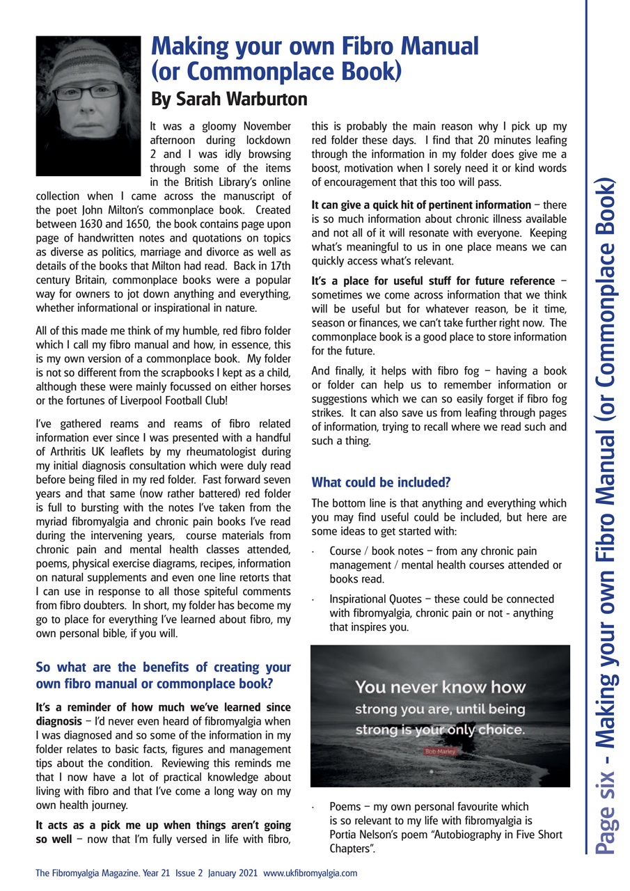 Fibromyalgia Magazine Preview Pages